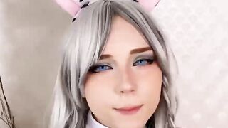 StepSister in a Cow Costume Sucks Dick