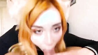 Hot StepSis Sucks Cock and Fucks Passionately Cosplay