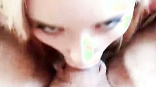 StepSister Blowjob Big Cock Bro and Hard