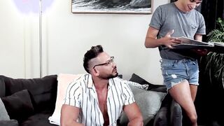 Beautiful stud roomate offered his cock