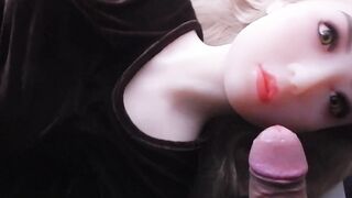 Teen Lia in the brown dress got seduced by neighbor.