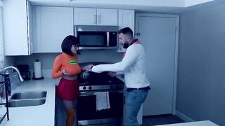 Busty Velma throats and rides Freds dick