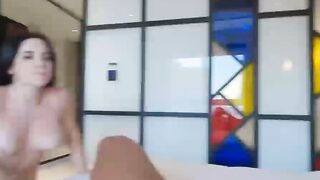 Athletic Beauty Riding Bosss Cock in the Hotel