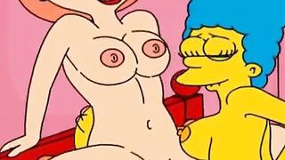 Griffins and Simpsons cheating whores