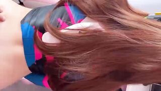 First Painful Anal DVa from Overwatch
