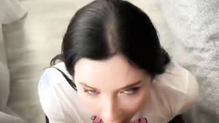 Brunette Beautys First Time on Camera p1