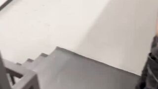 Naughty Stairwell Encounters When Yoga Pants Take Over