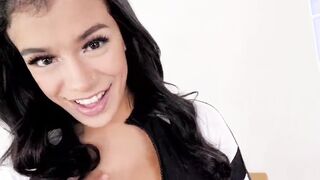 Busty Savannah Sixx receiving big dick