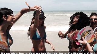 Hot influencer kisses married tourist on beach in Brazil!