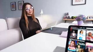 Nerdy Teen Stepsis Gets a Facial instead