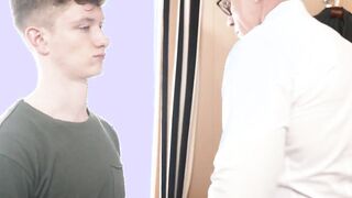 Dallas Steele dominates Jonathan and take him to bareback fucking right then and ther