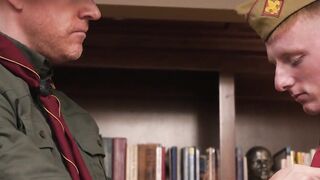 Richie West begged for more anal fuck as the DILF rapidly and harshly slid his tongue