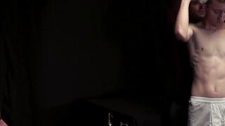 Master Mitch Cox drives his dick into the apprentice slowly then faster and much deep