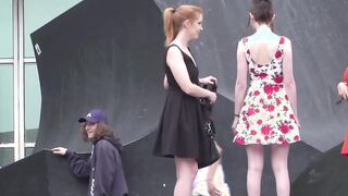 Slave double flogged in public outdoors