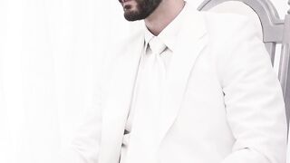Master Tucker Barett teased the boy's hardon with his lips and the tip of his tongue