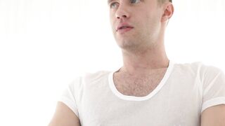 Master Felix Kamp pushes one of his thick fingers into Maxx's tight and virgin hole