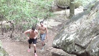 Cash Lockhart and Kyle Steele took a detour while hiking for some cock-sucking and as