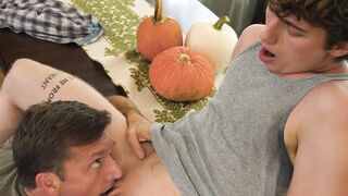 Every inch of Mr. St. Michael's cock was being swallowed by Noah St. Michael's boypus