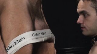 The boy's new muscular master Dallas Steele has his planned iron that fucking him wou