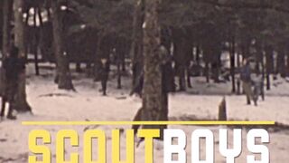 The scoutmaster started to thrust Jack Bailey from behind while Jack sucked Cole's di