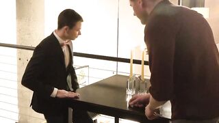 Dr Wolf rams his raw manhood inside Austin Young's tight hole in doggy style
