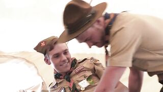 Cole Blue gently wallops his tongue towards Jack's tight hole and thrusts his 9-inch