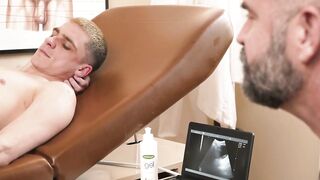 Bishop Angus watched as his boy spread his legs open whileÂ  getting probed by the ha