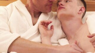 Seeing the boy Felix Maze's boldness and curiosity made Dr. Wolf got horny and arouse