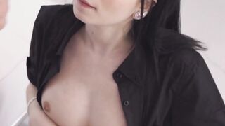 Petite teen has a crush on her mentor