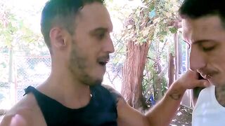 Nico having an outdoor bareback fuck