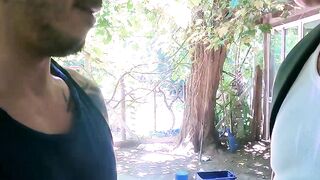 Nico having an outdoor bareback fuck