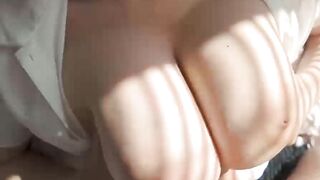 18 Yo Big Natural Tits Stepsis Riding it