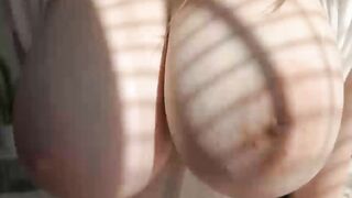 18 Yo Big Natural Tits Stepsis Riding it