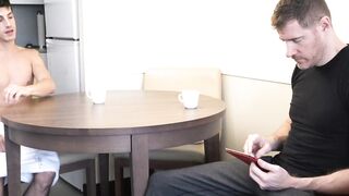 Jay James cock drips with precum while Dr Wolf rammed his tall and meaty shaft inside