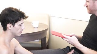 Jay James cock drips with precum while Dr Wolf rammed his tall and meaty shaft inside