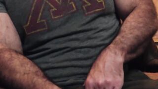Austin Young got horny after seeing his cousin's bulging cock in a tight pair of brie