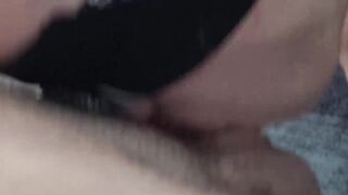 Logan Carter watches as the sexy man kneeling before him works on his cock without he