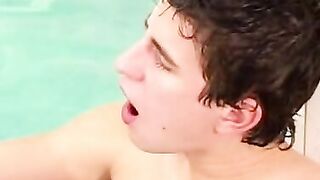 Two beautiful guys fuck in the pool by EastBoys