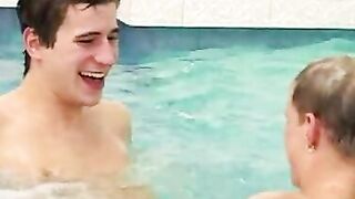 Two beautiful guys fuck in the pool by EastBoys