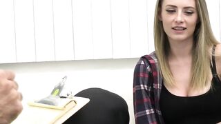 Surprise dick therapy for lonely cutie