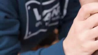 Stepsisters Quickie Risky Blowjob in National Park