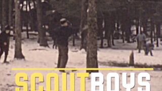 Lance Charger with two other scouts got their assess fingered and tongued by their sc