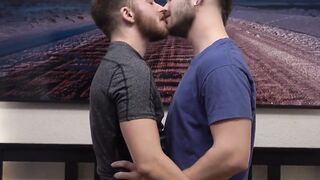 Luke Hudson bounces his bubble butt back on Tyler and practically milks him with his