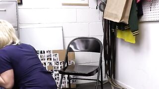 Big tit thief nurse blows officer after getting busted