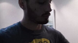 Hairy bearded guy Guerro agrees to taste my salty boner for cash