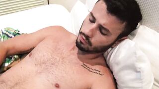 Hairy bearded guy Guerro agrees to taste my salty boner for cash