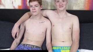Brent Oliver bent over in doggy style so Connor could devour his hole with a wet rimj