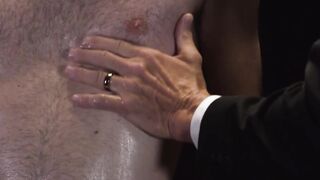 Mathew Figata slapped the boy's ass cheeks before fingering his hole and penetrating