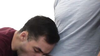 DILF fucks his boy Jack Andramand kisses him deeply while Mr. Knox gets fucked by his