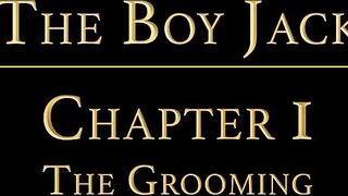 Felix Kamp presses the boy's moaning mouth into his bulging groin after fingering his